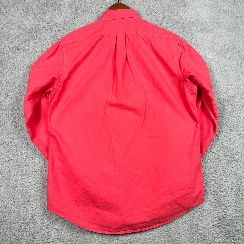 Ralph Lauren Classic Fit Shirt Mens Large Pink Long Sleeve Button Down Preppy - Picture 3 of 11